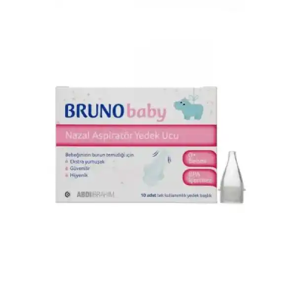 Bruno Baby Nazal Aspiratör Yedek Uç 10lu