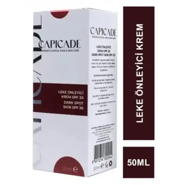 Capicade Leke Önleyici Krem Spf30 50 ml