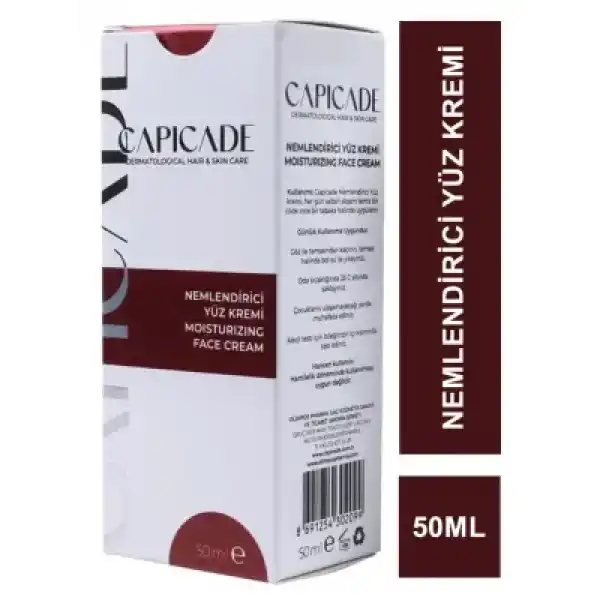 Capicade Nemlendirici Yüz Kremi 50 ml