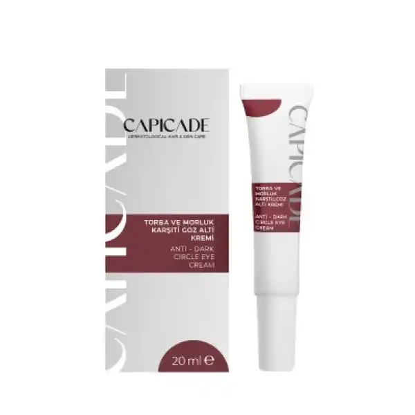 Capicade Torba Ve Morluk Karşıtı Göz Altı Kremi 20 ml