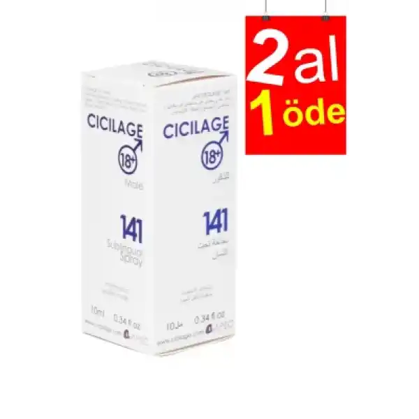 Cicilage Men 141 Dilaltı Spreyi 10 ml - 2AL1ÖDE