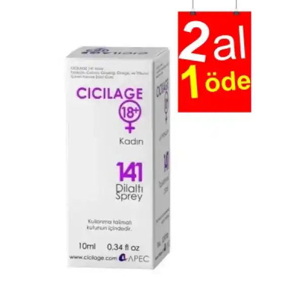 Cicilage Women 141 Dilaltı Spreyi 10 ml - 2AL1ÖDE
