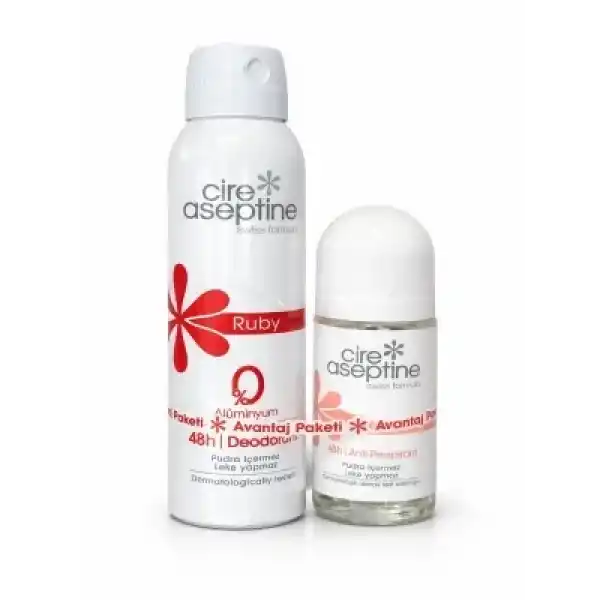 Cire Aseptine Ruby Deodorant 150ml + Soft Roll-on