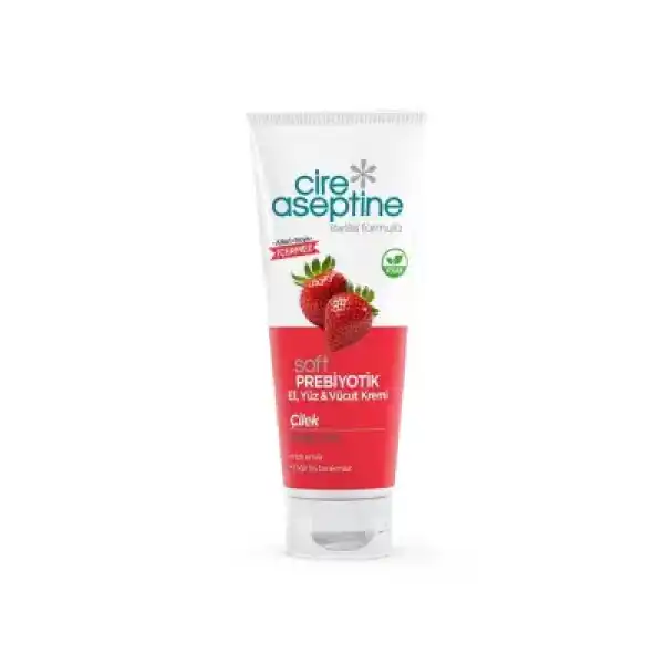 Cire Aseptine Soft Prebiyotik El Yüz Vücut Kremi Çilek 75 Ml