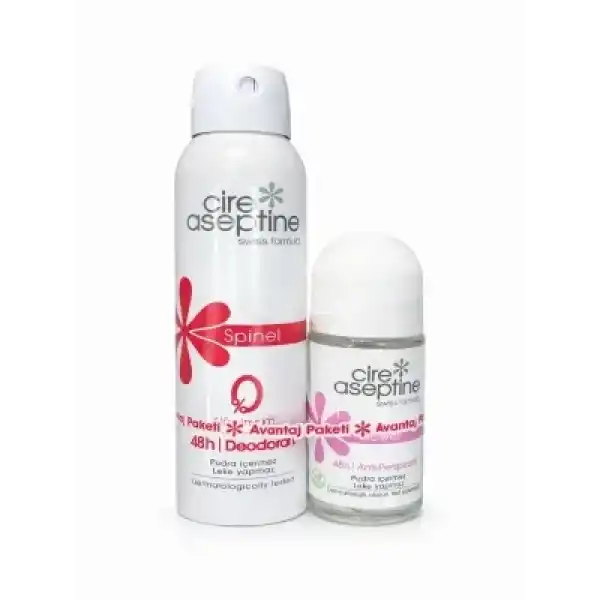 Cire Aseptine Spinel Deodorant 150ml+ Flower Roll-on