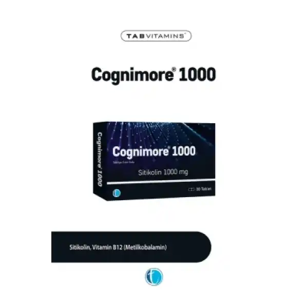 Cognimore 1000 mg Sitikolin 30 Tablet