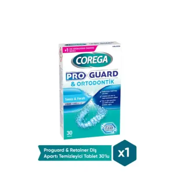 Corega Proguard & Retainer Temizleyici 30 Tablet