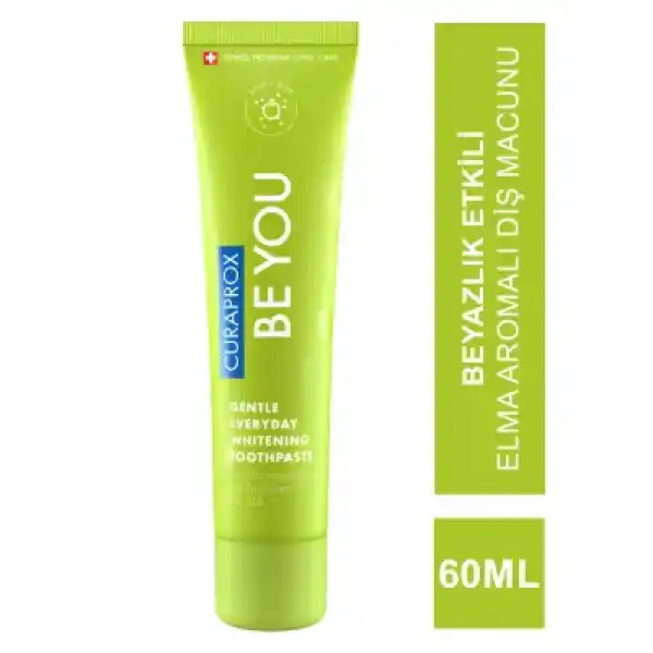 Curaprox Be You Beyazlatıcı - Elma - Alovera - Diş Macunu - Green 60 ml