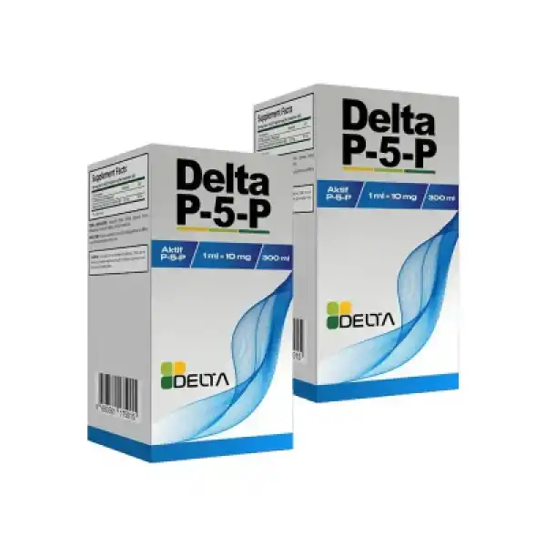 Delta P-5-P Vitamin B6 100ml x 2 Adet
