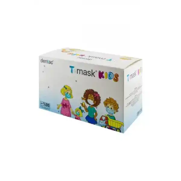 Dentac T-Mask 3 Katlı Çocuk Maskesi 50 Adet