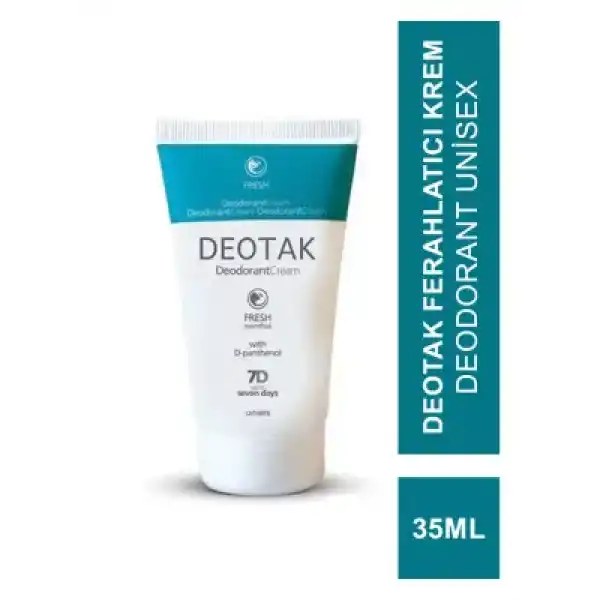 Deotak Fresh Ferahlatıcı Krem Deodorant Unisex 35ml