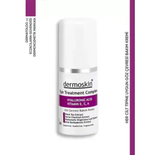 Dermoskin Eye Treatment Complex 15 ml Göz Çevresi Bakım Kremi