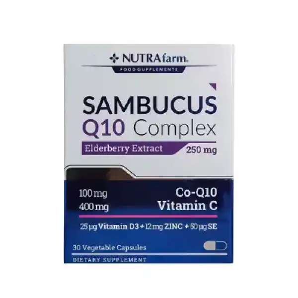 Dermoskin Nutrafarm Sambucus Q10 Complex 30 Kapsül