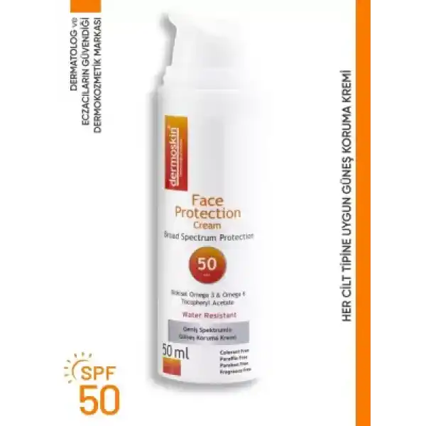 Dermoskin SPF 50+ Face Protection Güneş Kremi 50 ml