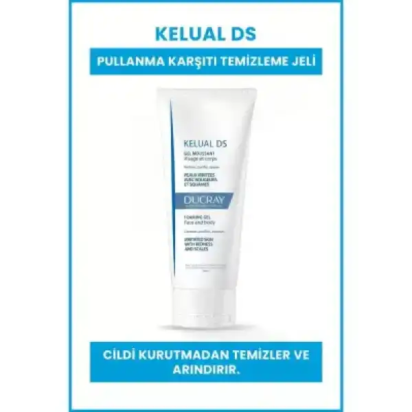 Ducray Kelual DS Gel Pullanma Karşıtı Temizleme Jeli 200 ml