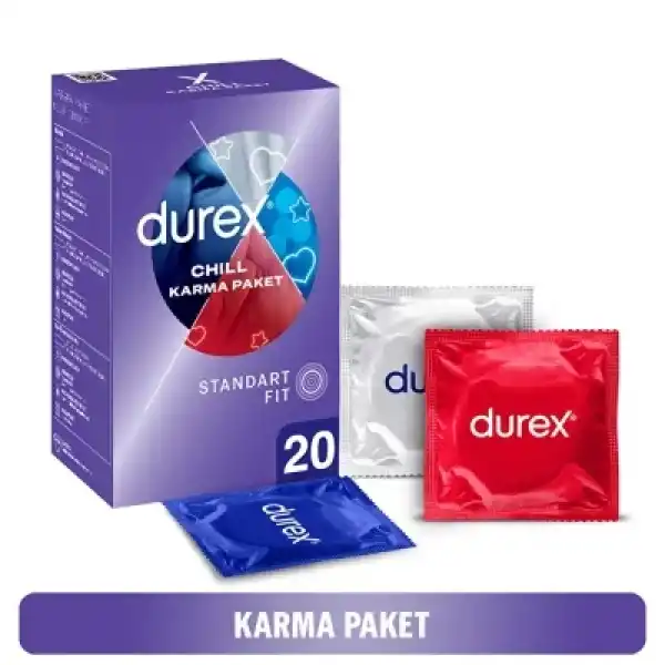Durex Chill Karma Paket 20’li Prezervatif