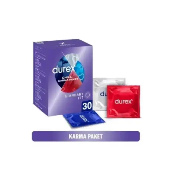 Durex Chill Karma Paket 30’li Prezervatif