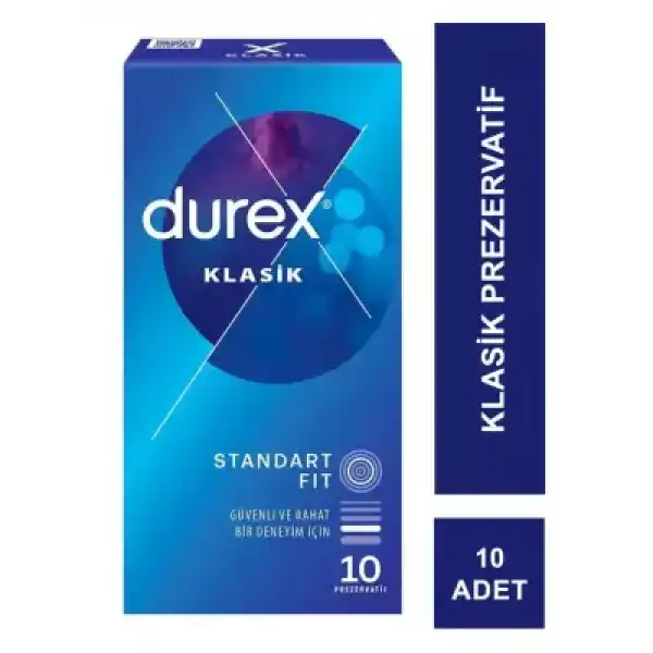 Durex Klasik Prezervatif 10 Adet