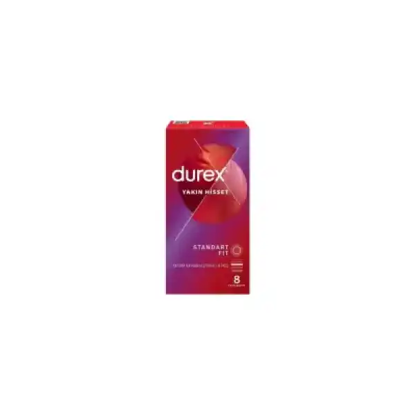 Durex Yakın Hisset Standart Fit 8 Adet Prezervatif