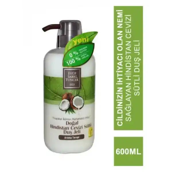 Eyüp Sabri Tuncer Doğal Hindistan Cevizi Sütlü Duş Jeli 600 ml