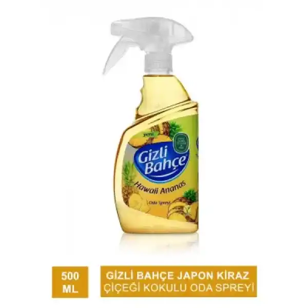 Eyüp Sabri Tuncer Gizli Bahçe Hawaii Ananas Kokulu Oda Spreyi 500 ml