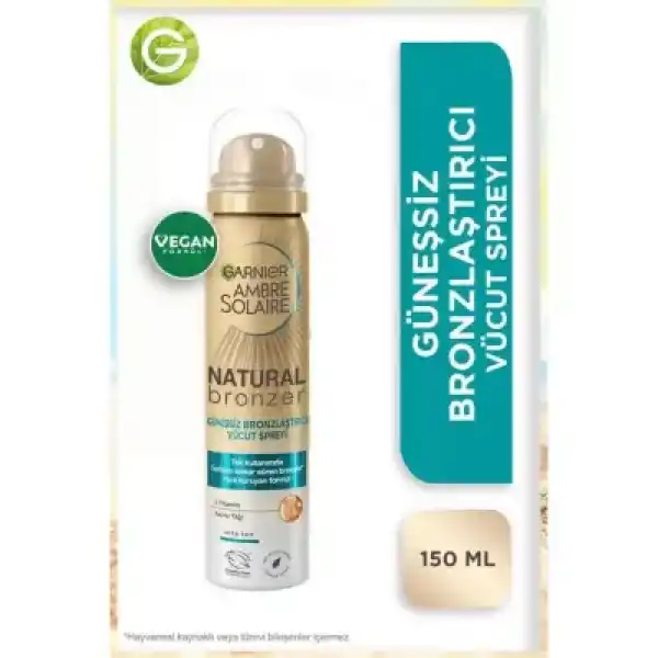 Garnier Ambre Solaire Natural Bronzer Selt Tan Mist Body - Güneşsiz Bronzlaştırıcı Sprey - 150ml