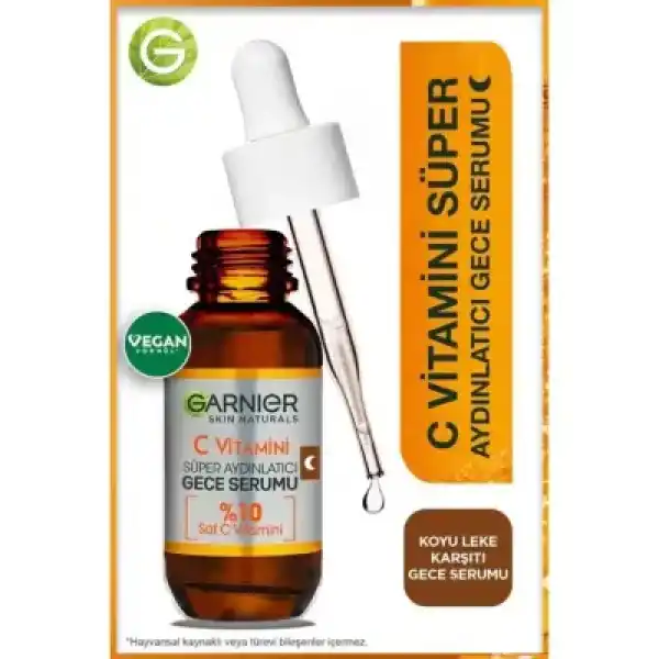 Garnier C Vitamini Süper Aydınlatıcı Gece Serumu 30 ml