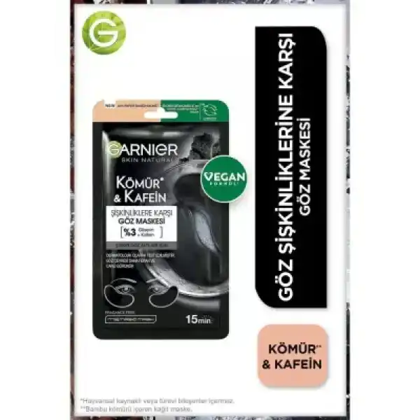 Garnier Kömür&Caffein Göz Maskesi 5gr