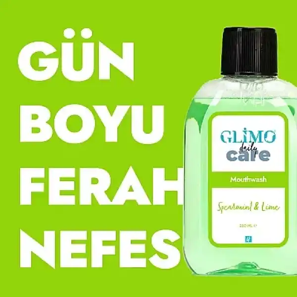 Glimo Care Daily  Bahçe Nanesi ve Misket Limonu Ağız Bakım Suyu 250 ml