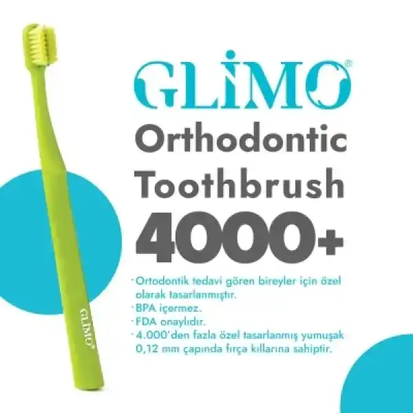 Glimo Ortodontik Diş Fırçası 4000+ Soft