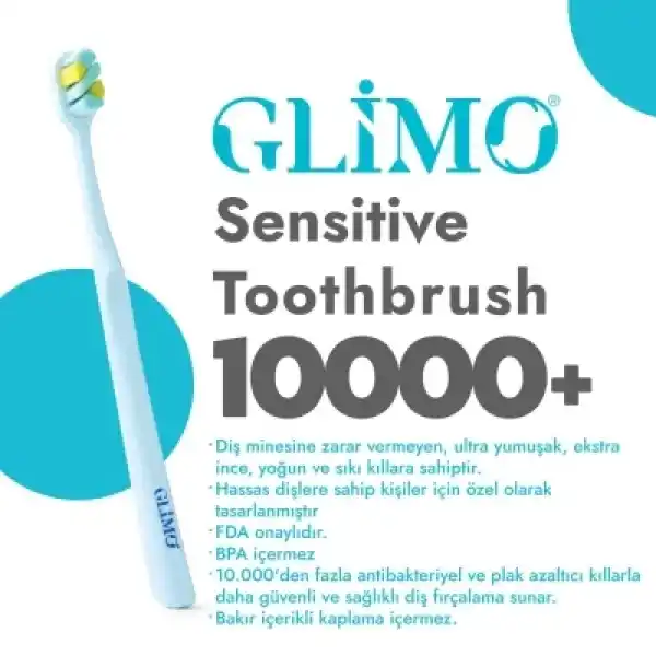 Glimo Sensitive Diş Fırçası 10000+ Ultra Soft