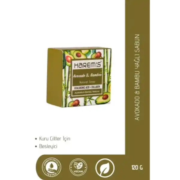 Harems Avokado & Bambu Sabunu 120g