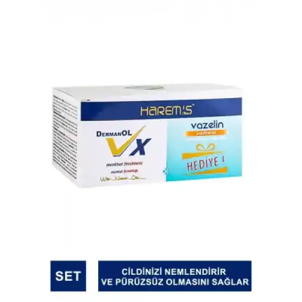 Harems Dermanol Vx Vücut Kremi 40 ml + Harems Vazelin 80 ml