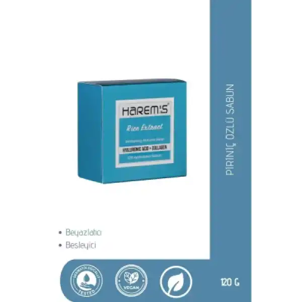 Harems Pirinç Özlü Sabun 120g