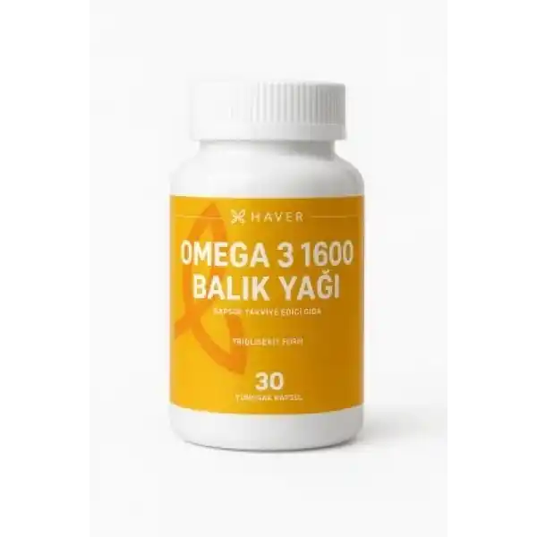 Haver Omega 3 1600 Balık Yağı 30 Kapsül