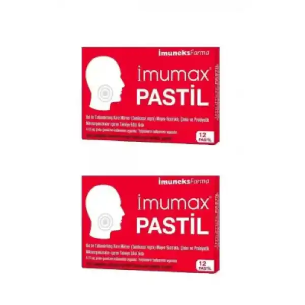 İmuneks Imumax Pastil 12 Adet x 2 Adet
