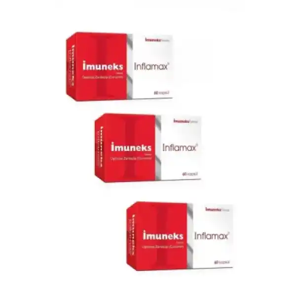 İmuneks Inflamax Optimize Zerdeçöp 60 Kapsül x 3 Adet
