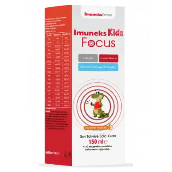 İmuneks Kids Focus 150 ml