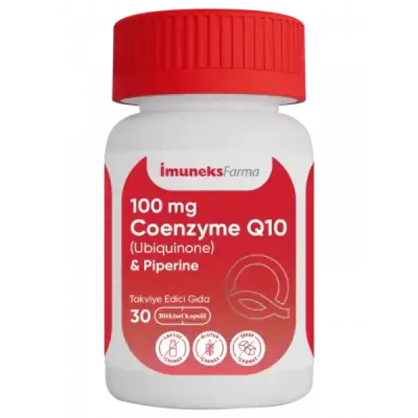 İmuneks Koenzim Q10 100mg 30 Kapsül