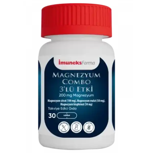 İmuneks Magnezyum Combo 3lü Etki 30 Tablet