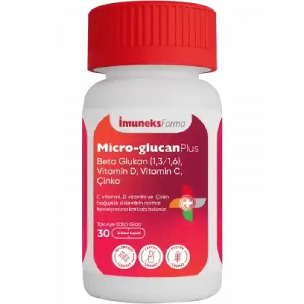 İmuneks Micro-Glucan Plus Beta Glukan 30 Kapsül