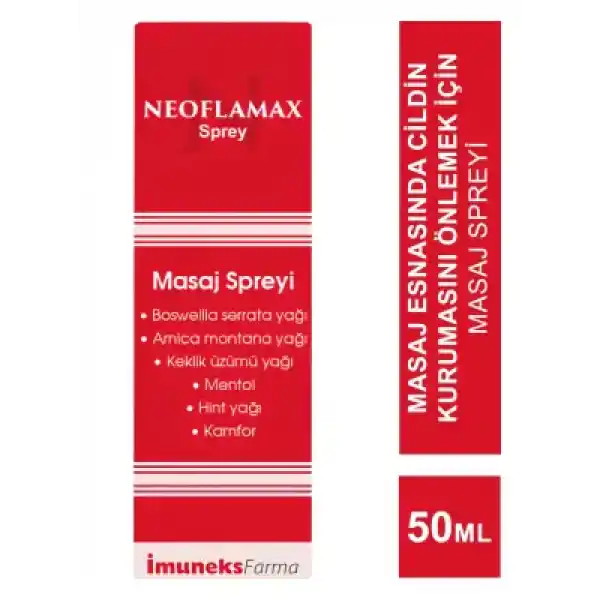 İmuneks Neoflamax Masaj Spreyi 50 ml