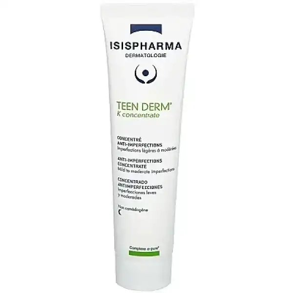 Isis Pharma Teen Derm K Concentrate - Yağlı Cilt Bakım Kremi 30ml