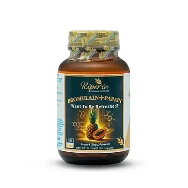 Kiperin Bromelain Papain 30 Kapsül