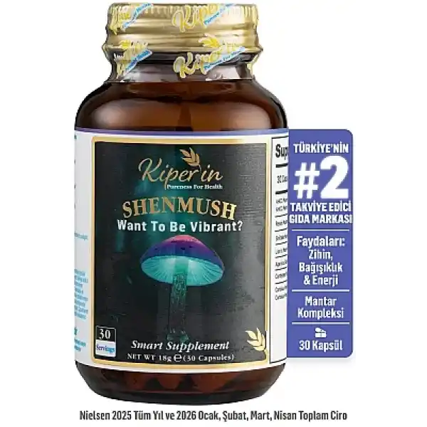 Kiperin Shenmush Mushroom Complex 30 Kapsül
