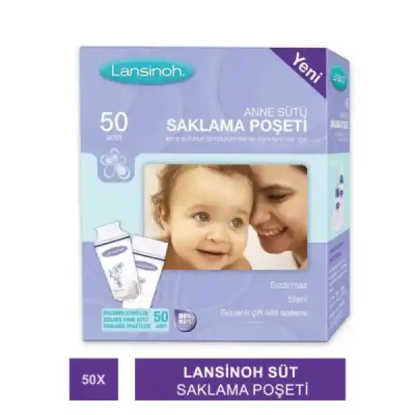 Lansinoh Süt Saklama Poşeti 50 li
