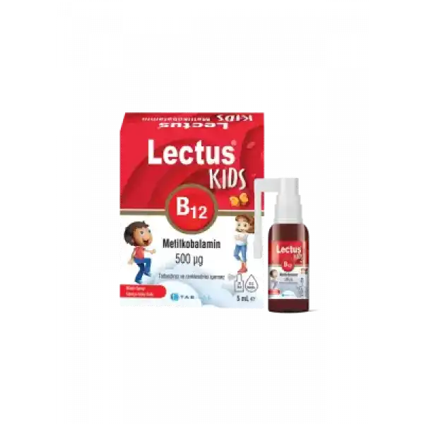 Lectus Kids B12 500 Mcg 5 ml Dilaltı Sprey