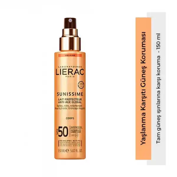 Lierac Sunissime SPF 50 Energizing Protective Milk Güneş Sütü150 ml