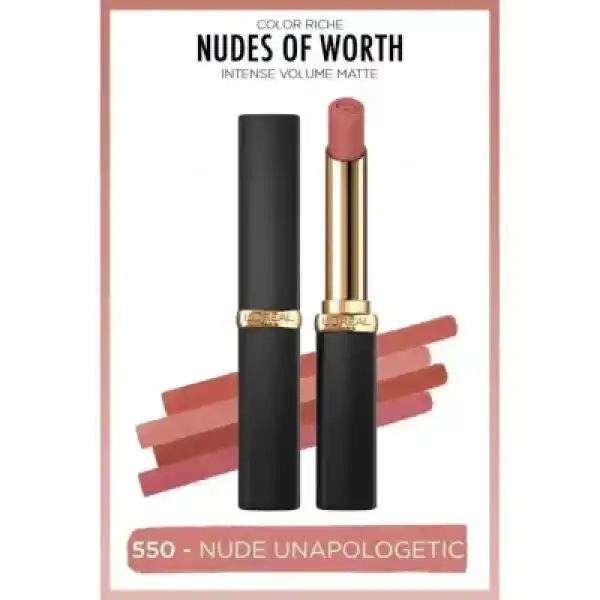 Loreal Paris Color Riche Intense Volume Matte Ruj - 550 Nude Unapologetic