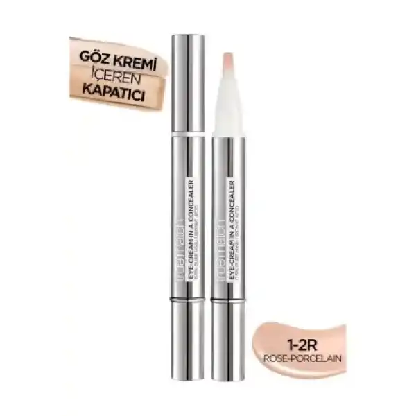 Loreal Paris True Match Göz Kremi İçeren Kapatıcı - 2si 1 Arada - 1-2R